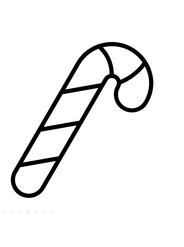 Kids-n-fun.com | Coloring page Shapes holidays candy cane